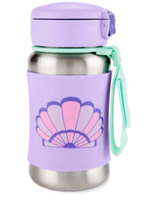 Load image into Gallery viewer, Skip Hop Spark Style Stainless Steel Straw Bottle - Seashell