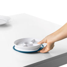 Load image into Gallery viewer, OXO Tot Stick & Stay Suction Divided Plate - Navy