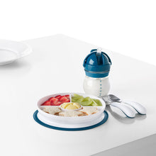 Load image into Gallery viewer, OXO Tot Stick & Stay Suction Divided Plate - Navy