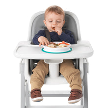 Load image into Gallery viewer, OXO Tot Stick & Stay Suction Divided Plate - Teal