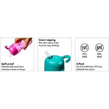 Load image into Gallery viewer, OXO Tot Adventure Water Bottle Replacement Straw Set