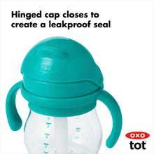 Load image into Gallery viewer, OXO Tot Grow Straw Cup with Removable Handles - Grey