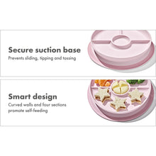Load image into Gallery viewer, OXO Tot Stick & Stay Suction Divided Plate - Blossom