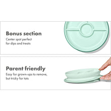 Load image into Gallery viewer, OXO Tot Stick & Stay Suction Divided Plate - Opal