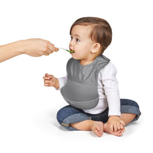 Load image into Gallery viewer, OXO Tot Roll Up Bib - Grey