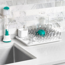 Load image into Gallery viewer, OXO Tot Bottle Brush With Detail Cleaner & Stand - Teal