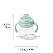Load image into Gallery viewer, OXO Tot Transitions Soft Spout Sippy Cup With Removable Handles 150ml - Opal