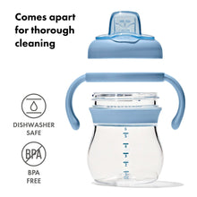Load image into Gallery viewer, OXO Tot Transitions Soft Spout Sippy Cup With Removable Handles 6oz - Dusk