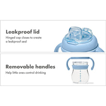 Load image into Gallery viewer, OXO Tot Transitions Soft Spout Sippy Cup With Removable Handles 6oz - Dusk
