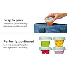 Load image into Gallery viewer, OXO Tot Baby Blocks Freezer Storage Containers 60ml - Opal