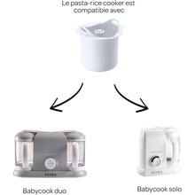 Load image into Gallery viewer, Beaba Babycook Solo & Duo Pasta & Rice Cooker - White