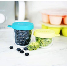 Load image into Gallery viewer, Beaba Beaba Superior Glass Conservation Jar 150ml - Light Blue