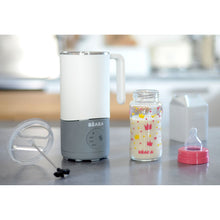 Load image into Gallery viewer, Beaba Milk Prep Bottle & Drinks Preparer - White Grey (BS Plug)