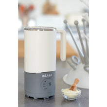 Load image into Gallery viewer, Beaba Milk Prep Bottle & Drinks Preparer - White Grey (BS Plug)
