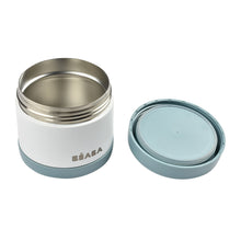 Load image into Gallery viewer, Beaba Stainless Steel Food Container 500ml - Baltic Blue/White