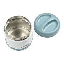 Load image into Gallery viewer, Beaba Stainless Steel Food Container 500ml - Baltic Blue/White