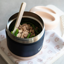 Load image into Gallery viewer, Beaba Stainless Steel Food Container 500ml - Light Pink/Night Blue