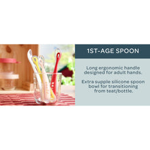 Load image into Gallery viewer, Beaba 1st Stage Silicone Spoon - Blue