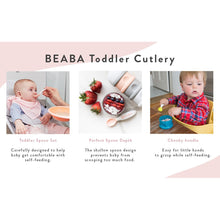 Load image into Gallery viewer, Beaba 2nd Stage Training Fork & Spoon with Case - Nude