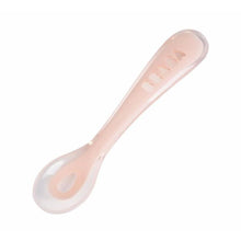 Load image into Gallery viewer, Beaba 2nd Stage Silicone Spoon - Pink