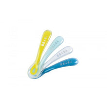 Load image into Gallery viewer, Beaba 2nd Stage Silicone Spoon - Blue