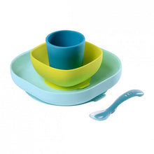 Load image into Gallery viewer, Beaba Silicone Suction Meal Set - Blue