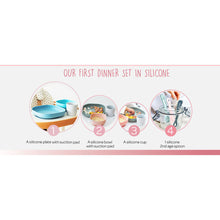 Load image into Gallery viewer, Beaba Silicone Suction Meal Set - Pink