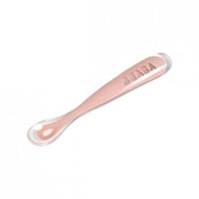 Load image into Gallery viewer, Beaba 1st Stage Silicone Spoon - Vintage Pink
