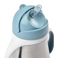 Load image into Gallery viewer, Beaba Stainless Steel Straw Cup 250ml - Windy Blue