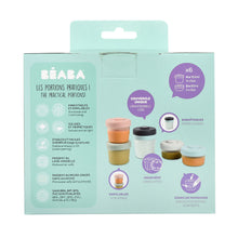 Load image into Gallery viewer, Beaba Clip Portions Food Storage Starter Set - Eucalyptus