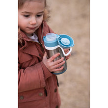 Load image into Gallery viewer, Beaba Stainless Steel Spout Bottle 350ml - Blue