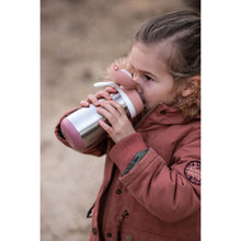 Load image into Gallery viewer, Beaba Stainless Steel Spout Bottle 350ml - Pink