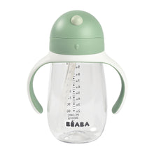 Load image into Gallery viewer, Beaba Straw Cup 300ml - Sage Green