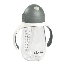 Load image into Gallery viewer, Beaba Straw Cup 300ml - Mineral Grey
