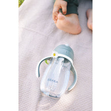 Load image into Gallery viewer, Beaba Straw Cup 300ml - Mineral Grey