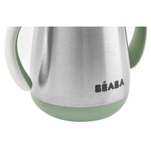 Load image into Gallery viewer, Beaba Stainless Steel Straw Cup 250ml - Sage Green