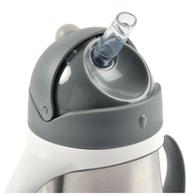 Load image into Gallery viewer, Beaba Stainless Steel Straw Cup 250ml - Mineral Grey