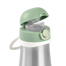 Load image into Gallery viewer, Beaba Stainless Steel Spout Bottle 350ml - Sage Green