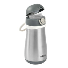 Load image into Gallery viewer, Beaba Stainless Steel Spout Bottle 350ml - Mineral Grey