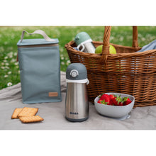 Load image into Gallery viewer, Beaba Stainless Steel Spout Bottle 350ml - Mineral Grey