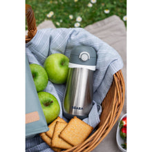Load image into Gallery viewer, Beaba Stainless Steel Spout Bottle 350ml - Mineral Grey