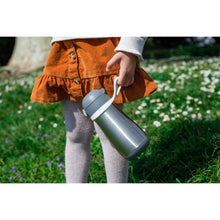 Load image into Gallery viewer, Beaba Stainless Steel Spout Bottle 350ml - Mineral Grey