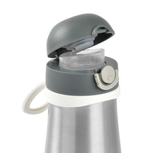 Load image into Gallery viewer, Beaba Stainless Steel Spout Bottle 350ml - Mineral Grey