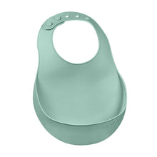 Load image into Gallery viewer, Beaba Silicone Bib - Sage Green
