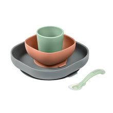 Load image into Gallery viewer, Beaba Silicone Suction Meal Set - Mineral