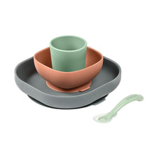 Load image into Gallery viewer, Beaba Silicone Suction Meal Set - Mineral