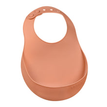 Load image into Gallery viewer, Beaba Silicone Bib - Terracotta
