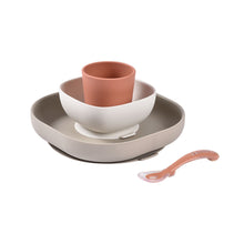 Load image into Gallery viewer, Beaba Silicone Suction Meal Set - Terracotta