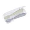 Beaba 1st Stage Silicone Spoons & Case 2 Pack - Misty Green/Pebble