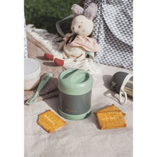 Load image into Gallery viewer, Beaba Thermo Portion Stainless Steel Isothermal Food Container 300 ml (mineral grey/sage green)